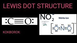 LEWIS Dot Structure 11th  CBSE  CHEMICAL BONDING KOKBOROK [upl. by Nanam]