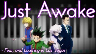 Just Awake  Fear and Loathing in Las Vegas  Mcovers  Perfect Piano App [upl. by Suivatnom]