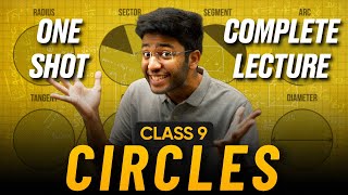 Circles Class 9 in One Shot 🔥  Class 9 Maths Chapter 9 Complete Lecture  Shobhit Nirwan [upl. by Orrocos]