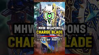 10 Charge Blade Difficulty Rating in Monster Hunter World MHW MonsterHunter Gaming [upl. by Nnaylrebmik501]