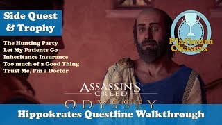 Hippokrates Questline  Trust me Im a Doctor Trophy  Achievement  Assassins Creed Odyssey [upl. by Hploda]