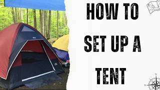 How to set up a Tent 🏕️ A step by step guide [upl. by Gnav]