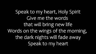 Speak To My Heart ❤ Lyrics Donnie McClurkin [upl. by Aramenta411]