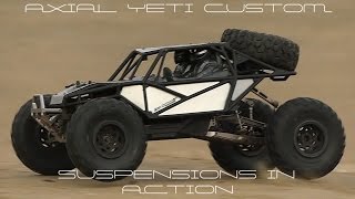 AXIAL YETI CUSTOM SUSPENSION IN ACTION [upl. by Aed]