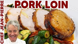 How to Make an Easy Juicy Pork Loin  Chef Jean Pierre [upl. by Ozne]