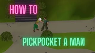 OSRS How to pickpocket a man [upl. by Leland]