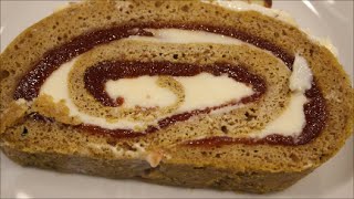 How to Make Cream Cheese Cake Roll Recipe Brazo Gitano Episode 046 [upl. by Mcbride]