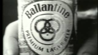 3 Ballantine Beer Commercials Mel Allen 1971 BampW [upl. by Ardnatal]