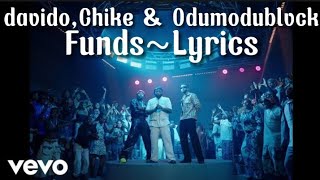 Davido ft Odumodublack amp Chike FundsVideo Lyrics [upl. by Michey]