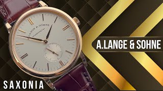 A Lange amp Sohne Saxonia Manual 219032 [upl. by Tnecniv79]