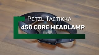 Review Petzl Tactikka 450 Core Headlamp [upl. by Sanger]