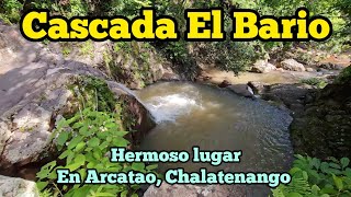 Cascada El Bario Lugar Turístico en Arcatao Chalatenango El SALVADOR [upl. by Atsedom397]