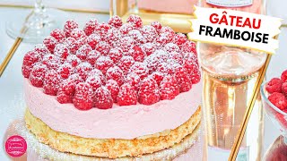 GÂTEAU MOUSSE DE FRAMBOISE LÉGER ET GOURMAND [upl. by Yojal]