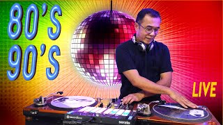 80s amp 90s Best Disco Nonstop live Mix 32 [upl. by Masuh]