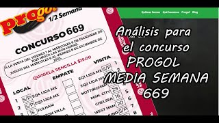 Progol Media Semana 669  Análisis completo [upl. by O'Dell295]