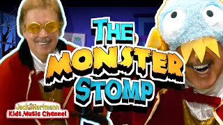 The MONSTER Stomp  Fun Halloween Dancing Pattern Song for Kids  Jack Hartmann [upl. by Armillda]