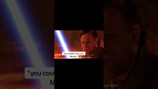 anakin vs obiwankenobi  starwars starwarsmemes starwarsshort memes short [upl. by Gazzo]