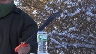 Sharpening A 30 Machete Ontario 22 Inch Heavy Duty Machete [upl. by Elimaj]