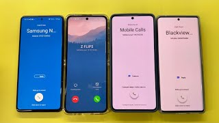 Incoming Call fake amp BabyPhone Samsung A51 vs BlackView A200  Z Flip5  Poco X6 [upl. by Belita]