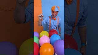 Pop the Balloon Sink or Float with Blippis Vehicle Toys shorts blippi [upl. by Irolav953]