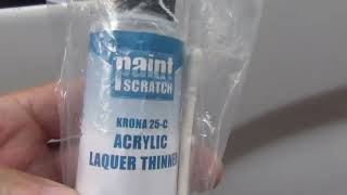 How To Use Paint Scratchs Acrylic Lacquer Thinner [upl. by Astiram]