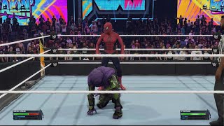 WWE 2K24 green goblin vs spiderman [upl. by Venable]