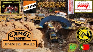 Camel Trophy Adv  FMS FCX24M  3rd Event Mini Scale Crawlers [upl. by Ylra]