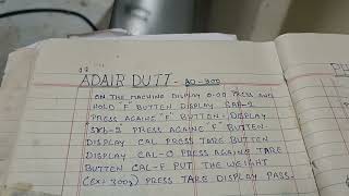 ADAIR DUTT JEWELLERY WEIGHING MACHINE CALIBRATION MODEL AD300 HINDI VOICE [upl. by Ella914]