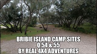 Bribie Island Camp sites Q54 amp 55 by Real 4x4 Adventures [upl. by Farrow]