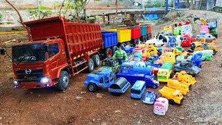 Wow  Mobil Truk Tronton Rc Panjang Bongkar Truk Molen Mobil Tangki Bis Telolet Mobil Pemadam [upl. by Allx]