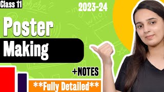 Poster Making Class 11  Poster Writing Class 11 Format  CBSE English Grammar 20232024 [upl. by Jess397]