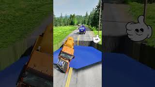 tankertruck truck pothole simulation shorts [upl. by Vasilis]