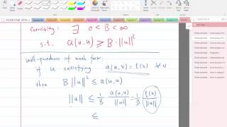 Lecture 15 Part 3 Continuity and coercivity of bilinear form [upl. by Forelli]