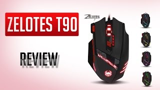 Zelotes t90 Gaming Mouse  افضل ماوس العاب رخيص [upl. by Finny]