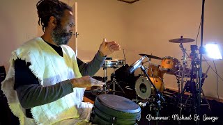 12quot Remo Mondo Djembe World Percussion Acousticon Skyndeep drum Demonstrated by Michael St George [upl. by Horten]