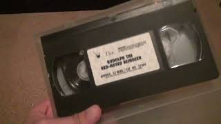 Rudolph The Red Nosed Reindeer VHS Unboxing [upl. by Goebel]