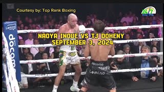 TJ Doheny vs Naoya Inoue won via Tecnical KnockoutSept 3 2024 Pls like amp subscribe thanks [upl. by Ennybor]