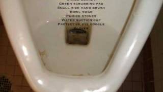 How to remove heavy duty hardwater stains in the toilet Video [upl. by Schreibe]