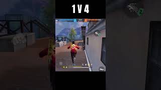 1 V 4 CLUTCH 🔥🤯I AM BACK shorts freefire shortsvideo [upl. by Yesteb454]