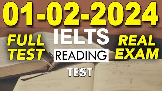 IELTS Reading Test 2024 with Answers  01022024 [upl. by Jerol]