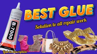 B7000 glue tips and tricks How to use b7000 or b6000 glue  Aari work glue jewellery making glue [upl. by Ezitram5]