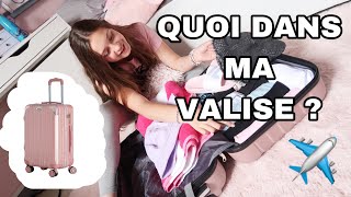 QUOI DANS MA VALISE  Je prépare ma valise avec vous [upl. by Adnolehs461]