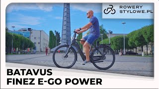 Rower elektryczny Batavus Finez EGo Power Bosch  Rowerowa limuzyna klasy PREMIUM [upl. by Mintz40]