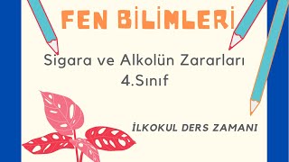 4Sınıf Fen Bilimleri  Sigara ve Alkolün Zararları kısa konu anlatımı [upl. by Alfreda]