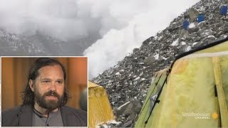 HeartStopping Video Shows Mount Everest Avalanche Which Killed Hundreds [upl. by Ellebana643]