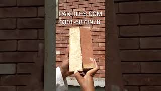 Red Brick Wall Tiles Design Price in Pakistan 03016878978 walltiles bricks [upl. by Bobbette]