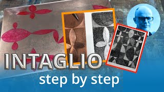 INTAGLIO PROCESS step by step how I created my etching First among equals [upl. by Sivad454]