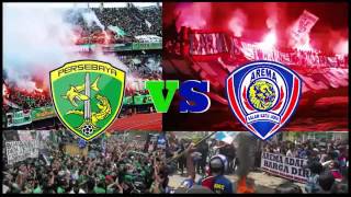 Bonek Persebaya 1927 VS Aremania Arema 1987 Rivalitas 2016 [upl. by Ynomrah]