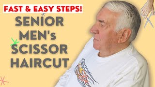 SENIOR MEN HAIRCUT AT HOME [upl. by Atteselrahc]