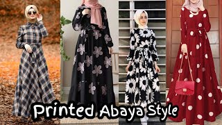 Printed Abaya Design and Style 2024 ll Printed Abaya collection ll creativetrove [upl. by Menendez]